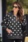 Everyday Pullover- After Dark Polka Dot