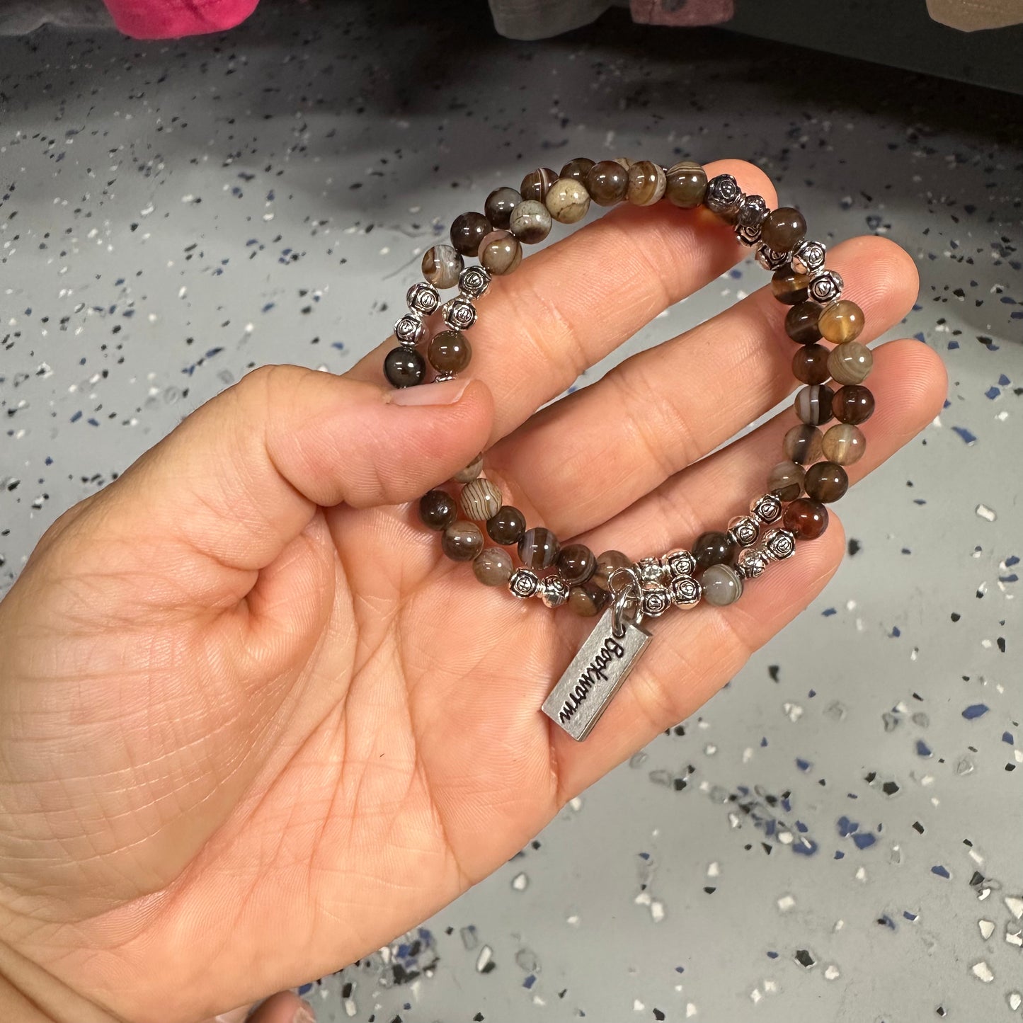 Agate Stone Quartz Bracelets (Made in the USA)