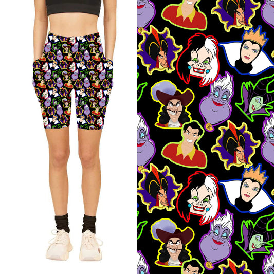 Villain Patch Biker Shorts
