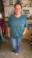 Acid Wash Oversized Boyfriend Tee - 2 Colors