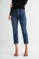 The Aspen Mid Rise Straight Crop Jeans