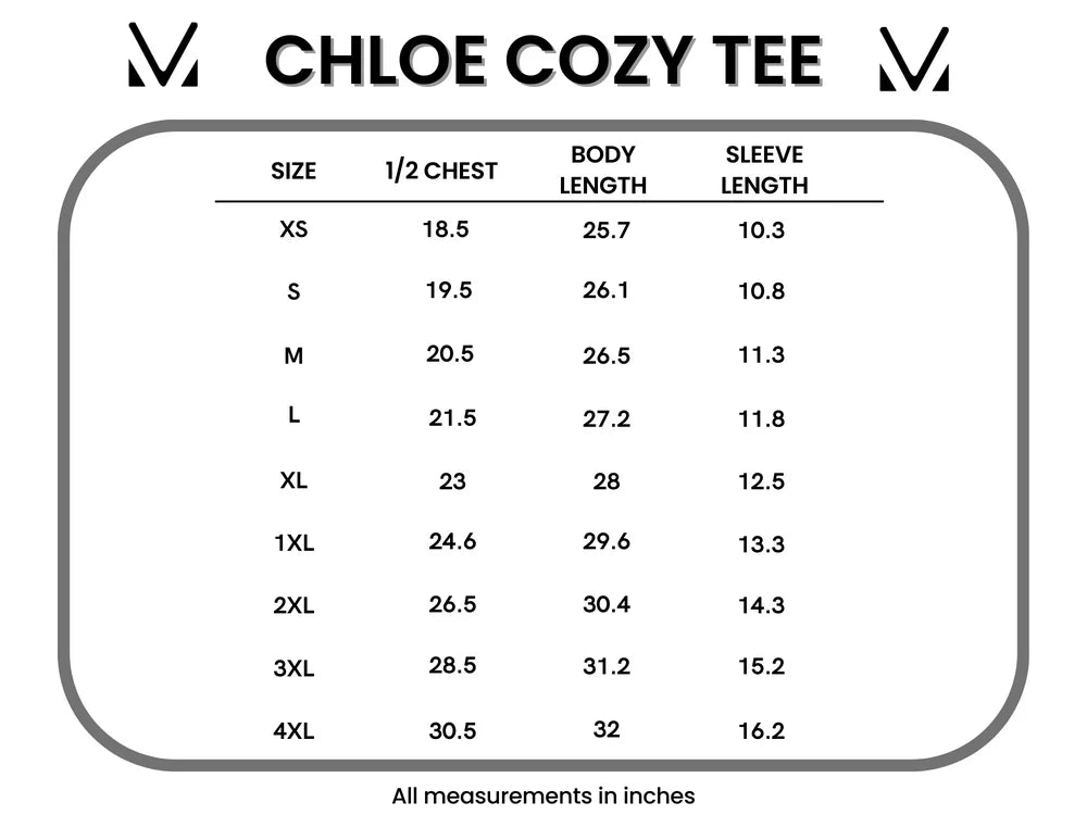Chloe Cozy Tee - 4 Colors