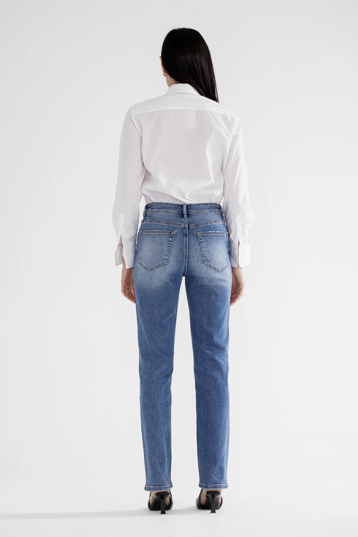 The Everly Slim Straight Jeans