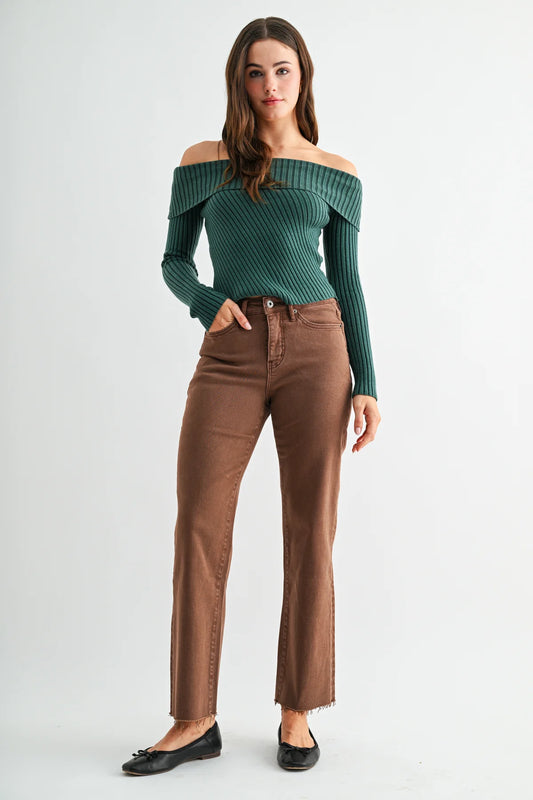 The Charlotte Straight Ankle Jeans
