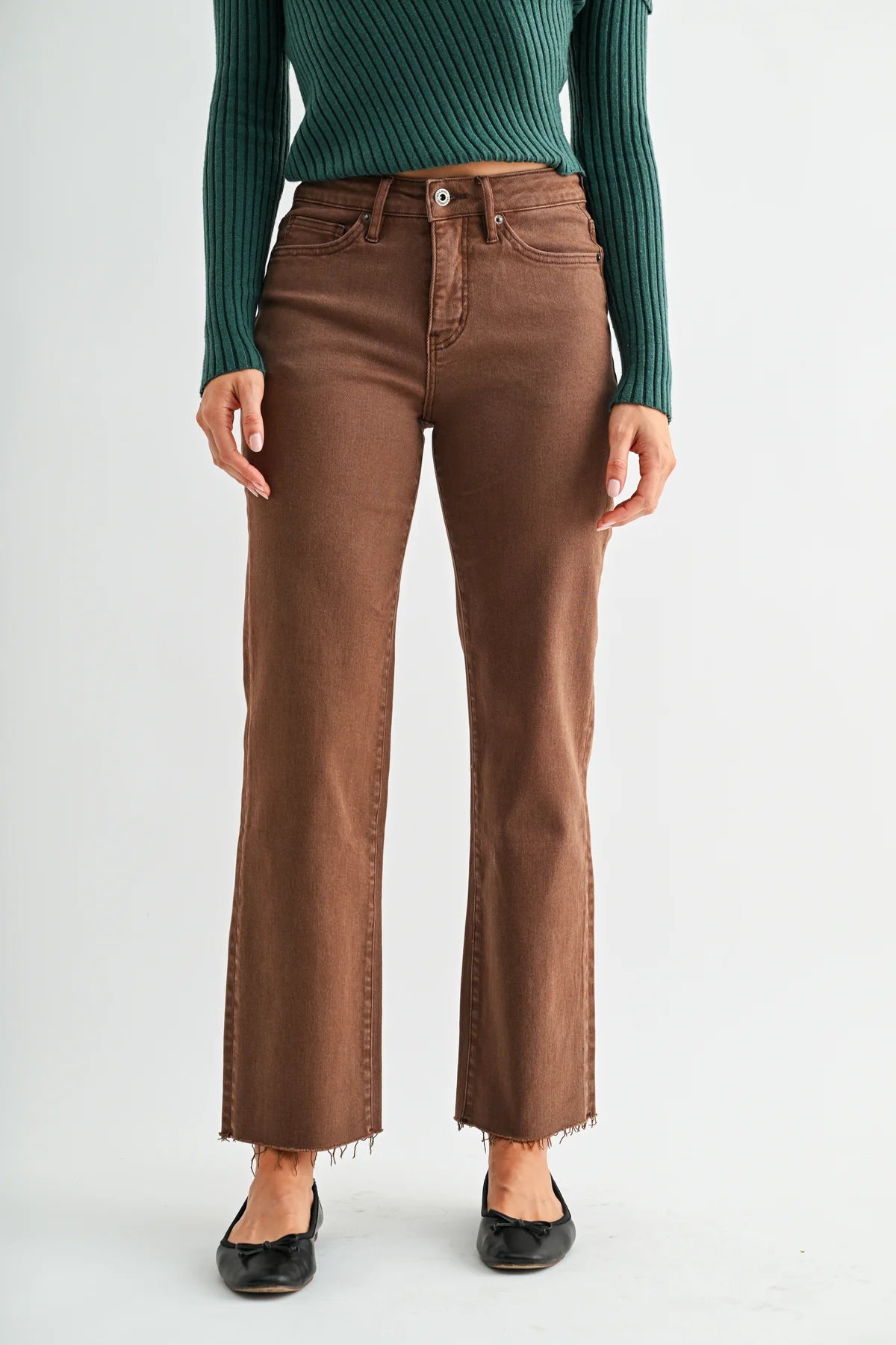 The Charlotte Straight Ankle Jeans