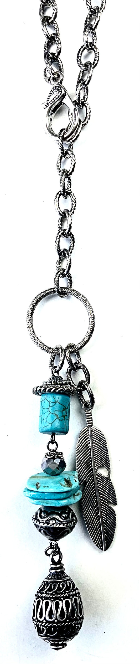 Turquoise Trails Pendant Necklace