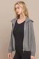 Luxe Funnel Neck Zip Cardigan