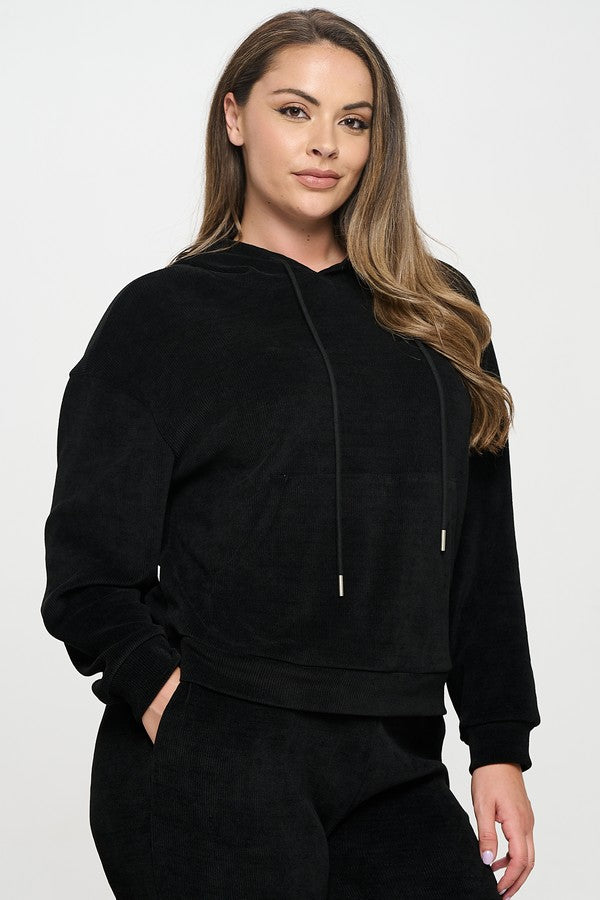 Cozy Corduroy Hoodie