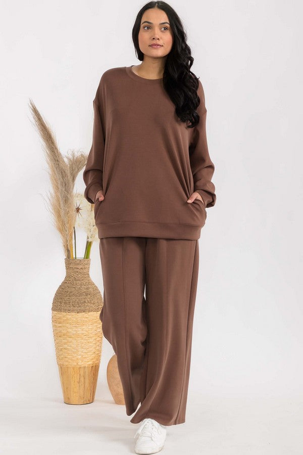 Sofie Soft Oversized Pocket Top