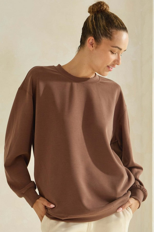 Sofie Soft Oversized Pocket Top