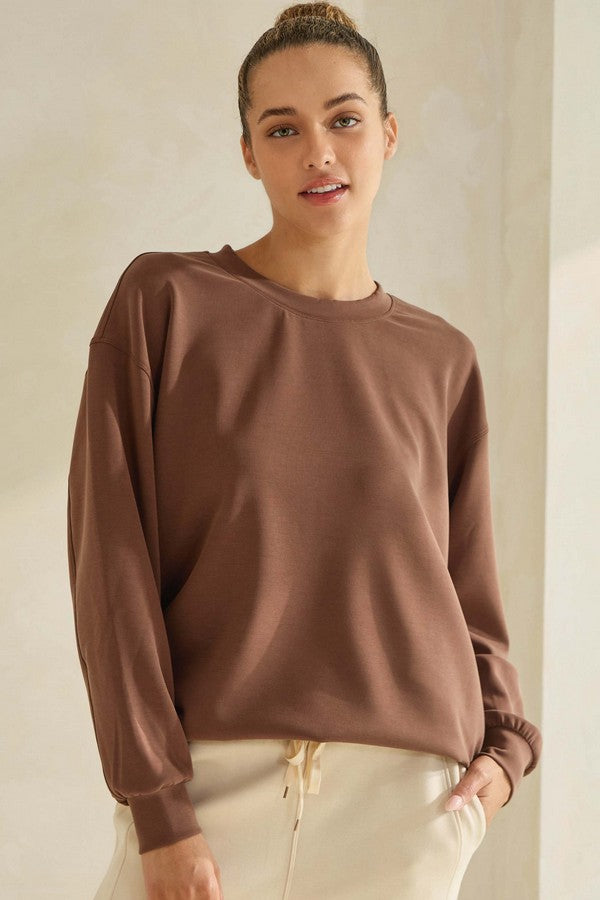 Sofie Soft Oversized Pocket Top