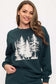 Frosted Pines Graphic Pullover