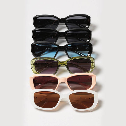 Classic Rectangular Frame Sunglasses