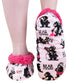Bear in the AM Pink Fuzzy Feet: L/XL