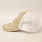 Wild Life Patch Mesh back Baseball Cap (Khaki)