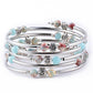 Coastal Bloom Wrap Bracelet (Multiple Colors)