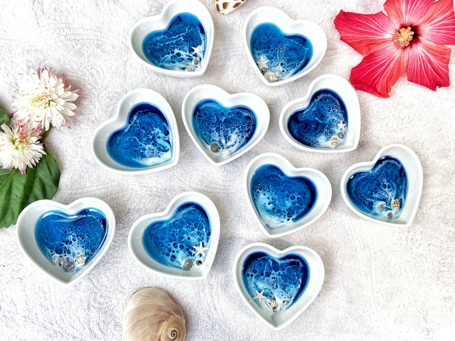 Hawaii Ocean Trinket Dish | Heart Shape