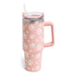 Paw Prints Patterned 40oz Tumbler with Handle