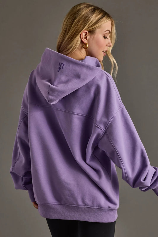 Purple Panache Hooded Sweatshirt
