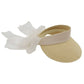 Wide Banded Visor with Bow Back