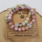Natural Stone Dog Mom Bracelet - 2 Colors