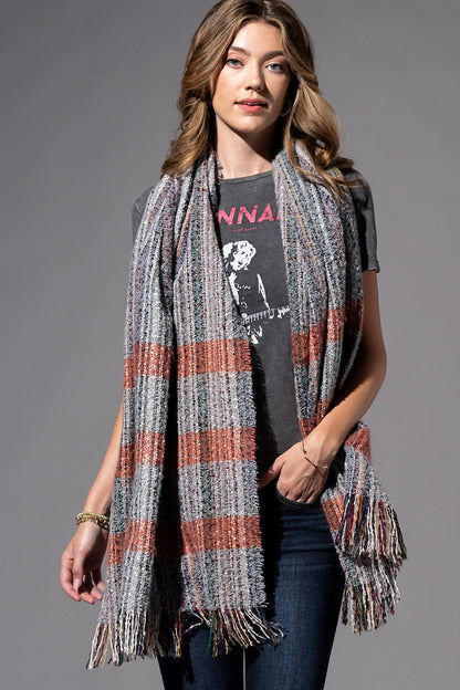 Multi Color Oblong Scarf