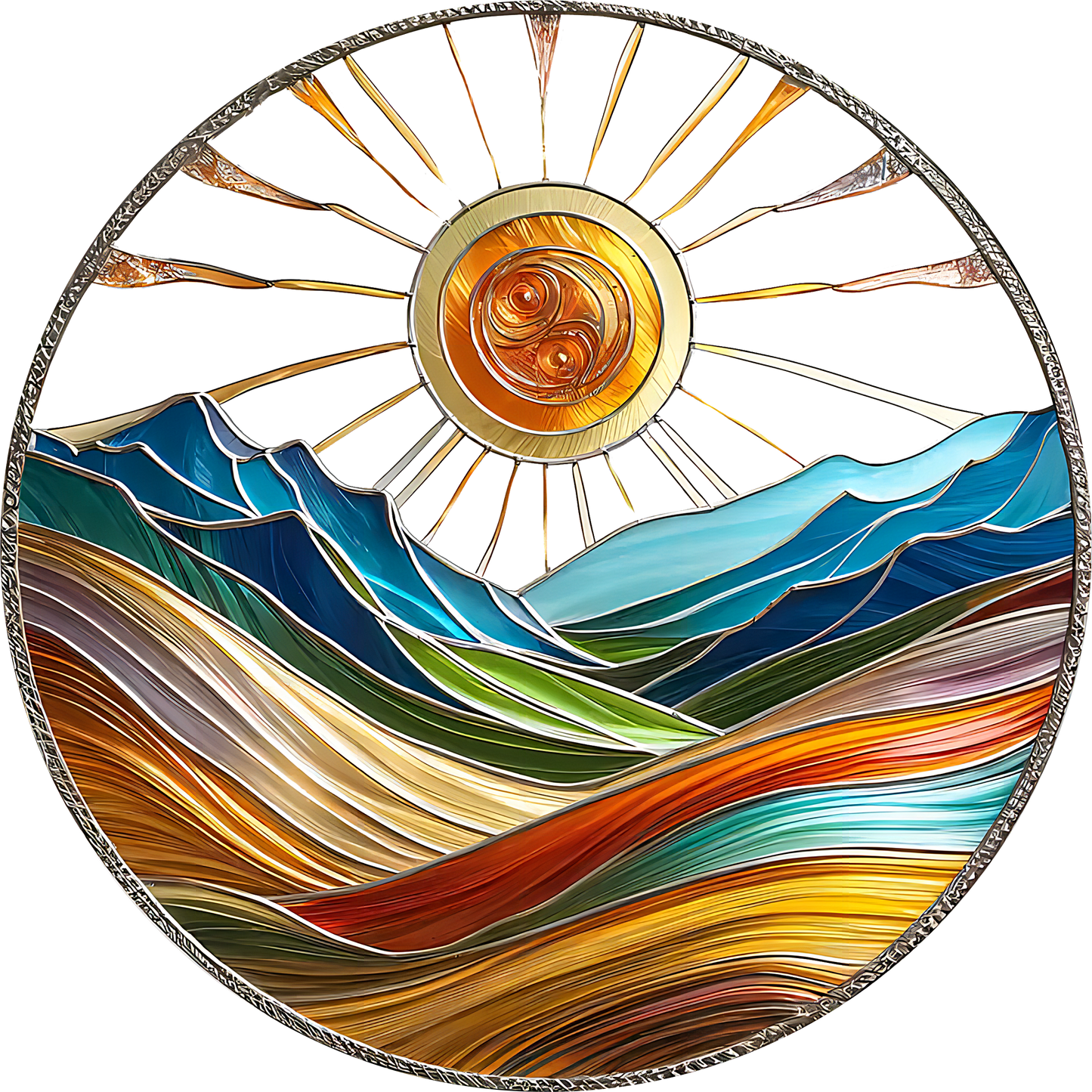 Vibrant Acrylic Sun Catchers