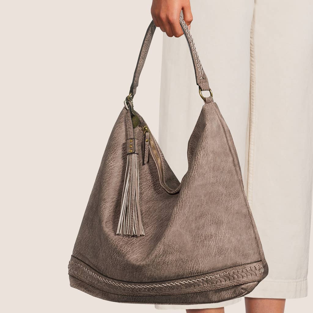 The Aida Hobo: Shiitake Brown
