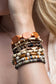 Mixed Bead Bracelet Set: Gdbrw-Brown / OS