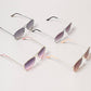 Pastel Tinted Aviator Sunglasses