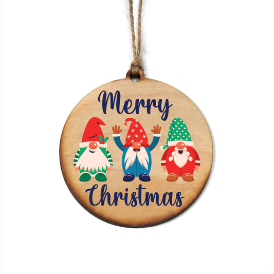 Merry Christmas Gnomes Christmas Ornaments - Holiday Decor